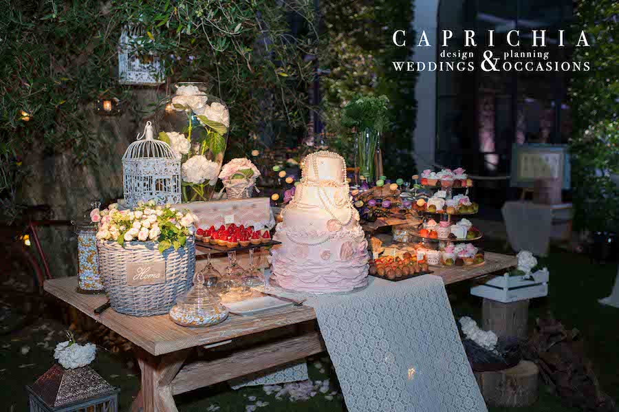 Dessert’s table at the wedding. | Goyo Catering 2013.