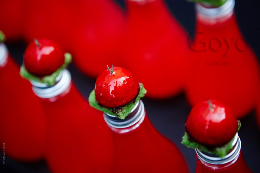 Foie tomatoes. | Goyo Catering