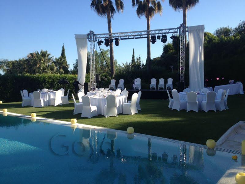 Buffet set up at birthday party. | Goyo Catering