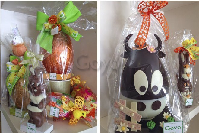 Easter eggs at Goyo Full Taste (Puerto Banus, Marbella).