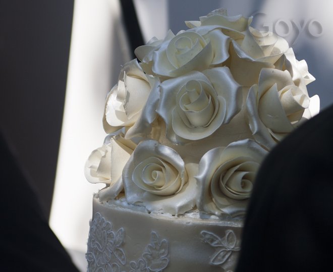 Wedding cake at the celebration in Marbella. | Goyo Catering