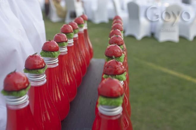 Foie tomatoes. | Goyo Catering