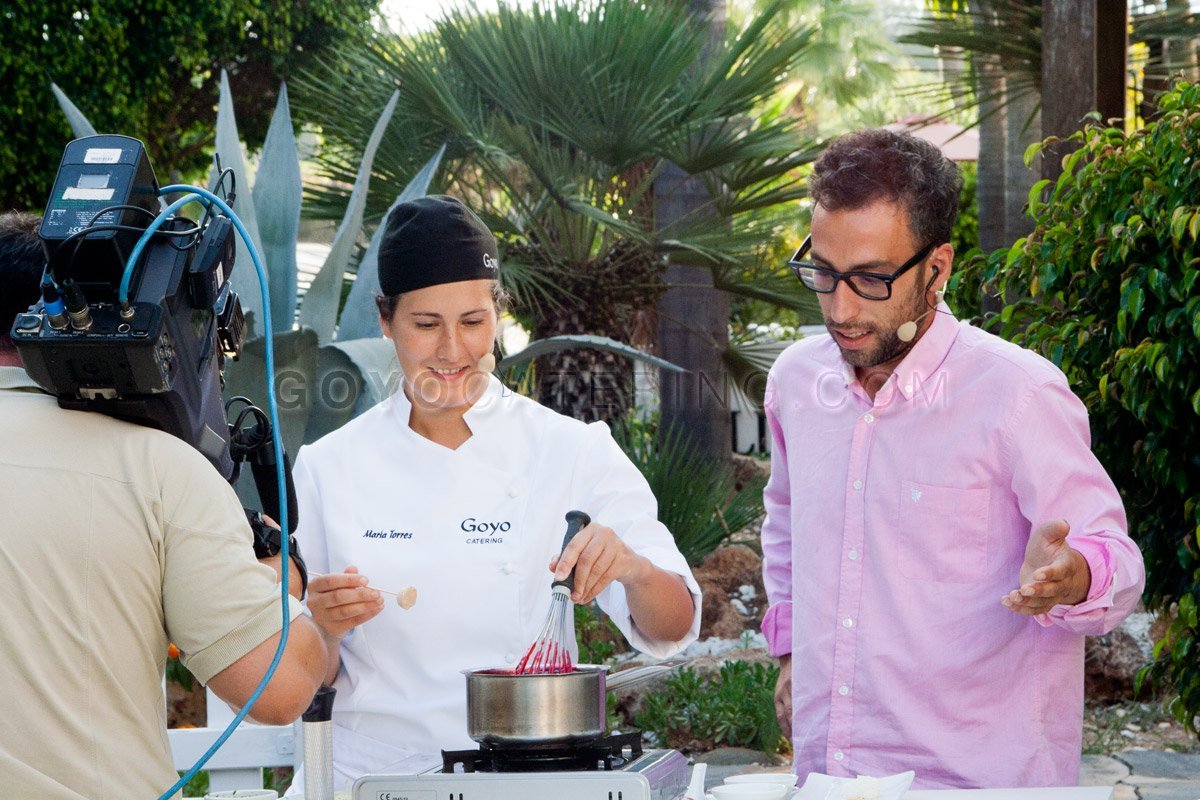 Chef María Torres, de Goyo Catering.  