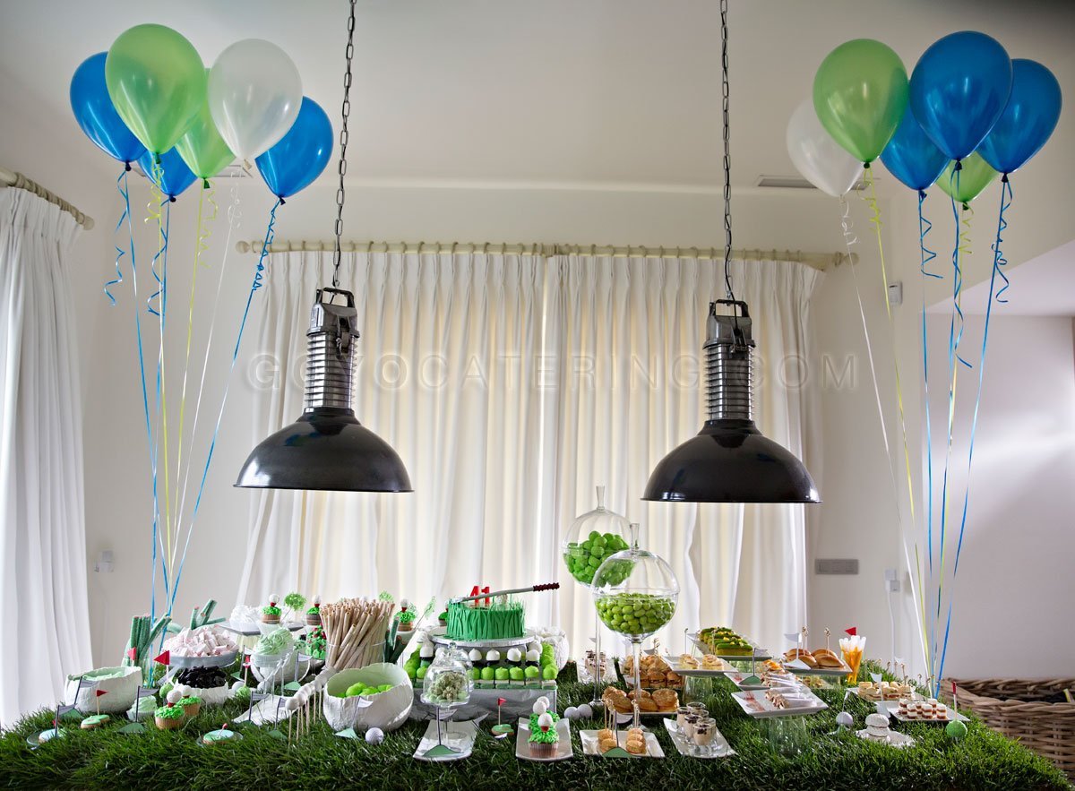 Montaje del Candy bar en casa del cliente. | Goyo Catering 