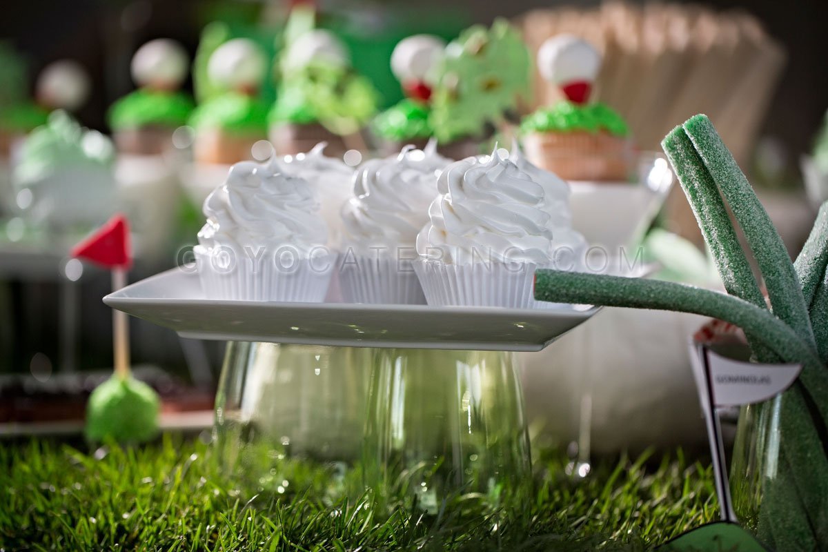 Detalle del Candy bar dedicado al golf. | Goyo Catering 