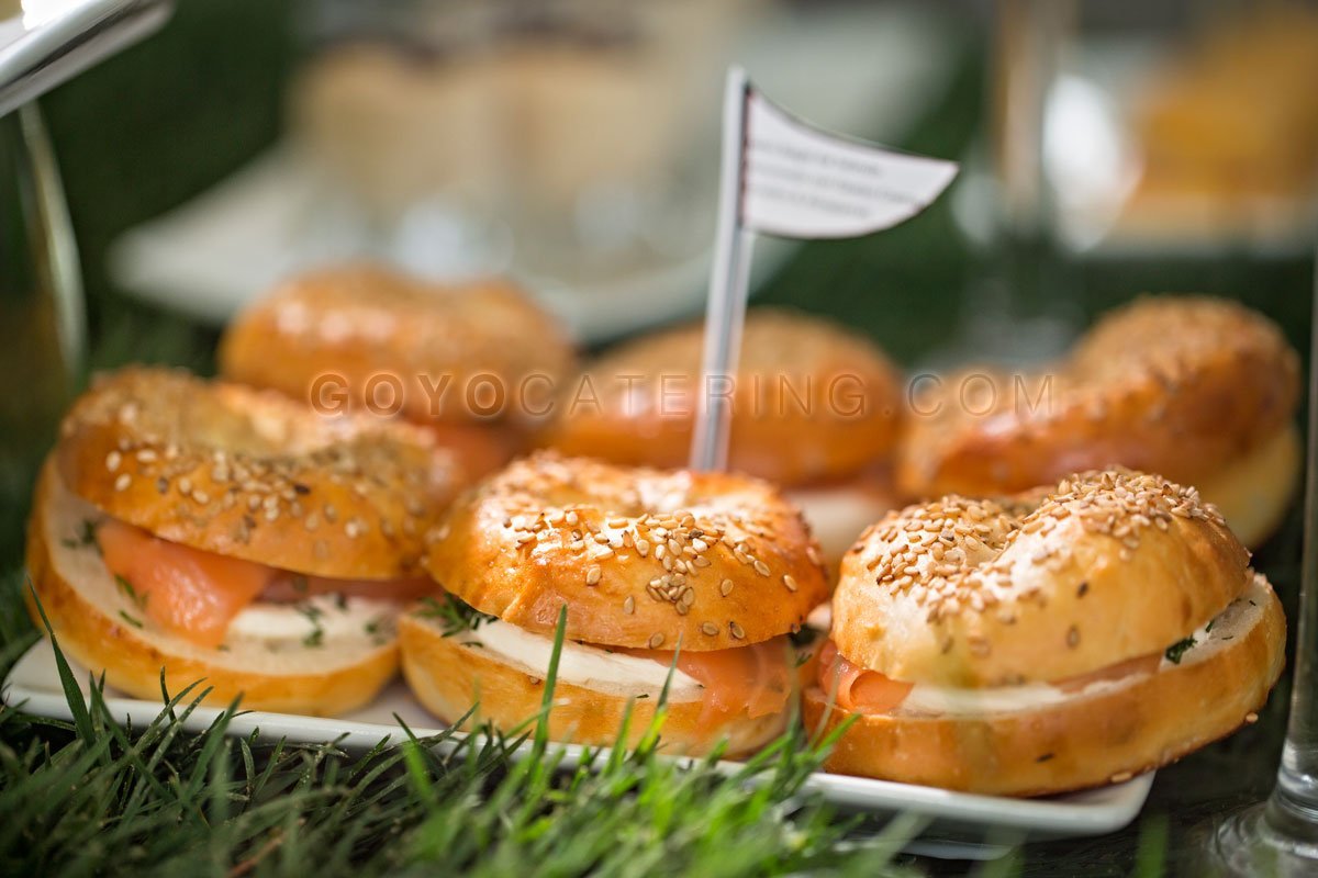 Detalle de las delicias saladas del Candy bar dedicado al golf. | Goyo Catering