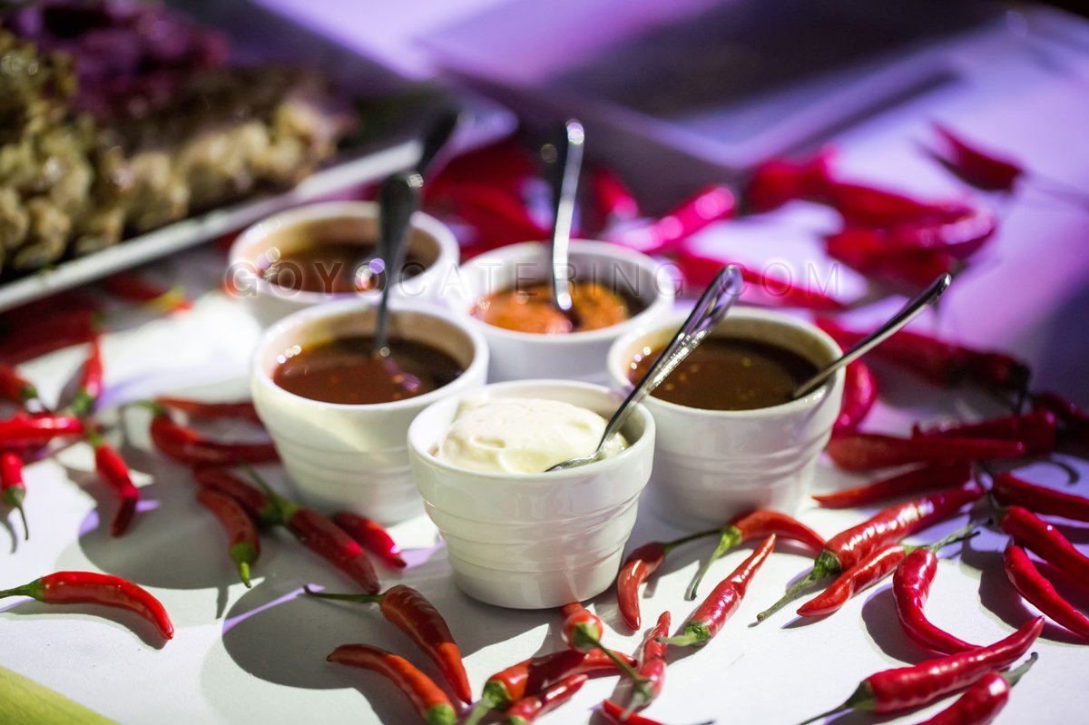 Salsas de la Estación Barbacoa. | Goyo Catering