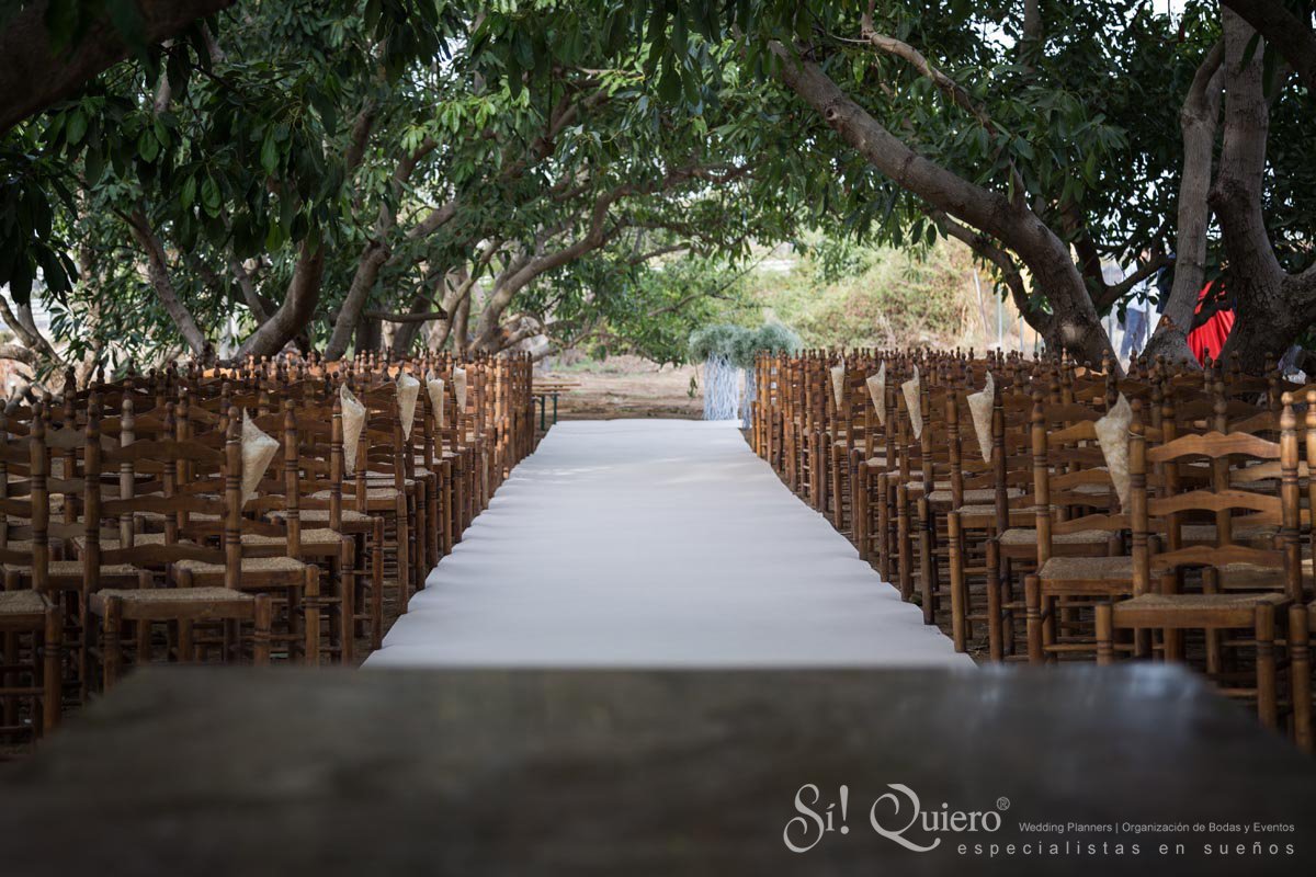 Set up for a ceremony. | Goyo Catering