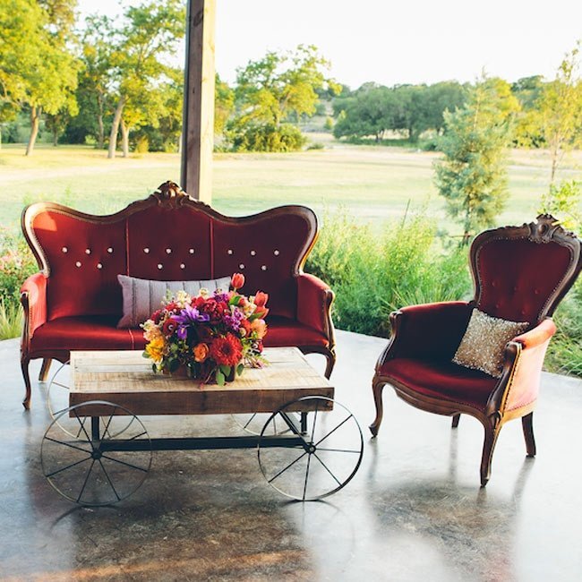 ​Detalles de la decoración de un evento. | foto: theknot.com