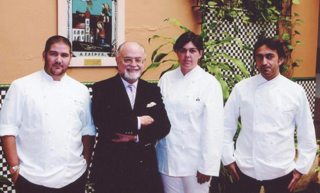 Dani García, Rafael de la Fuente, Celia Jiménez y José Carlos García.