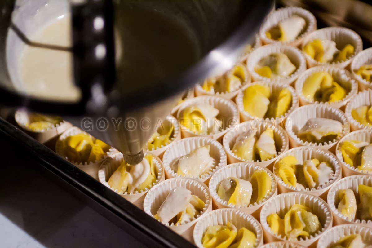 Preparando platos. | Goyo Catering