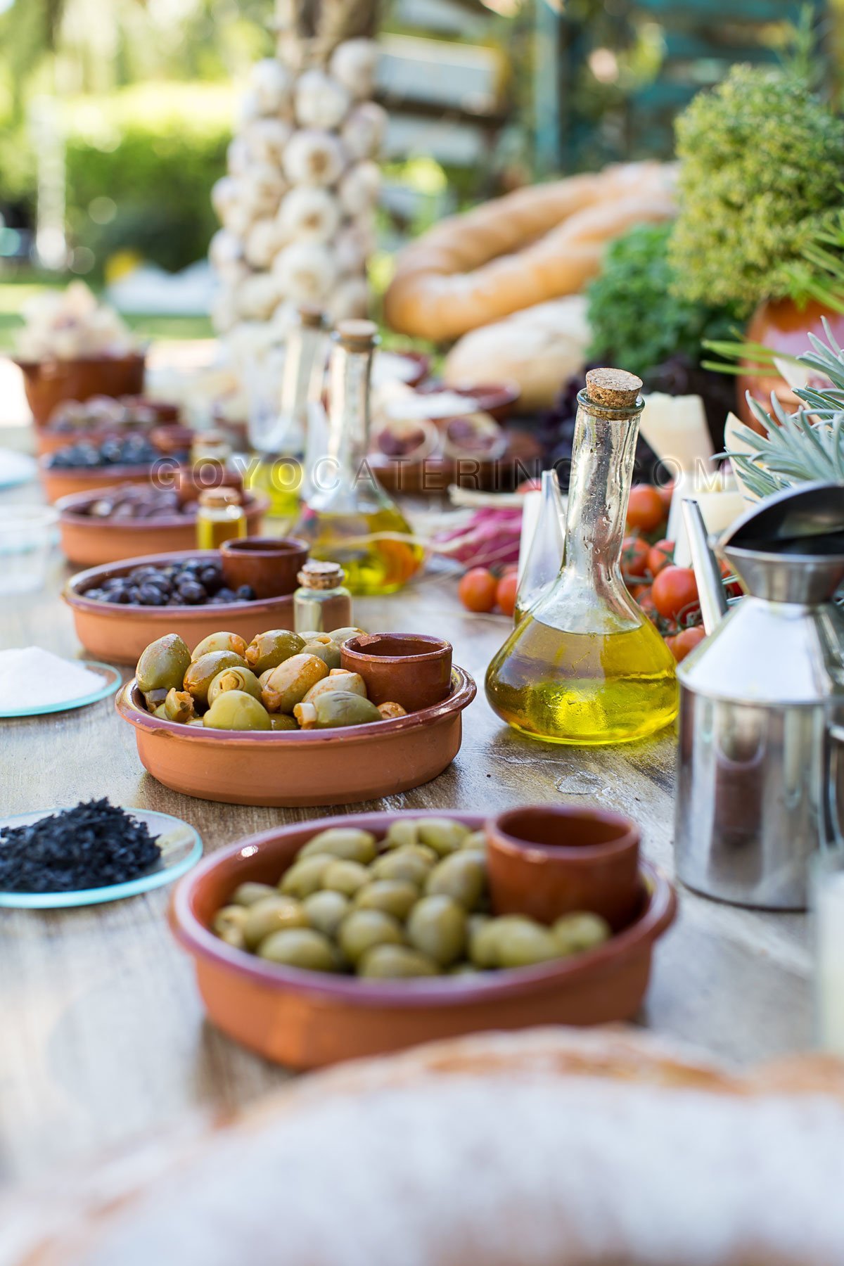 Variety of olives. | Goyo Catering