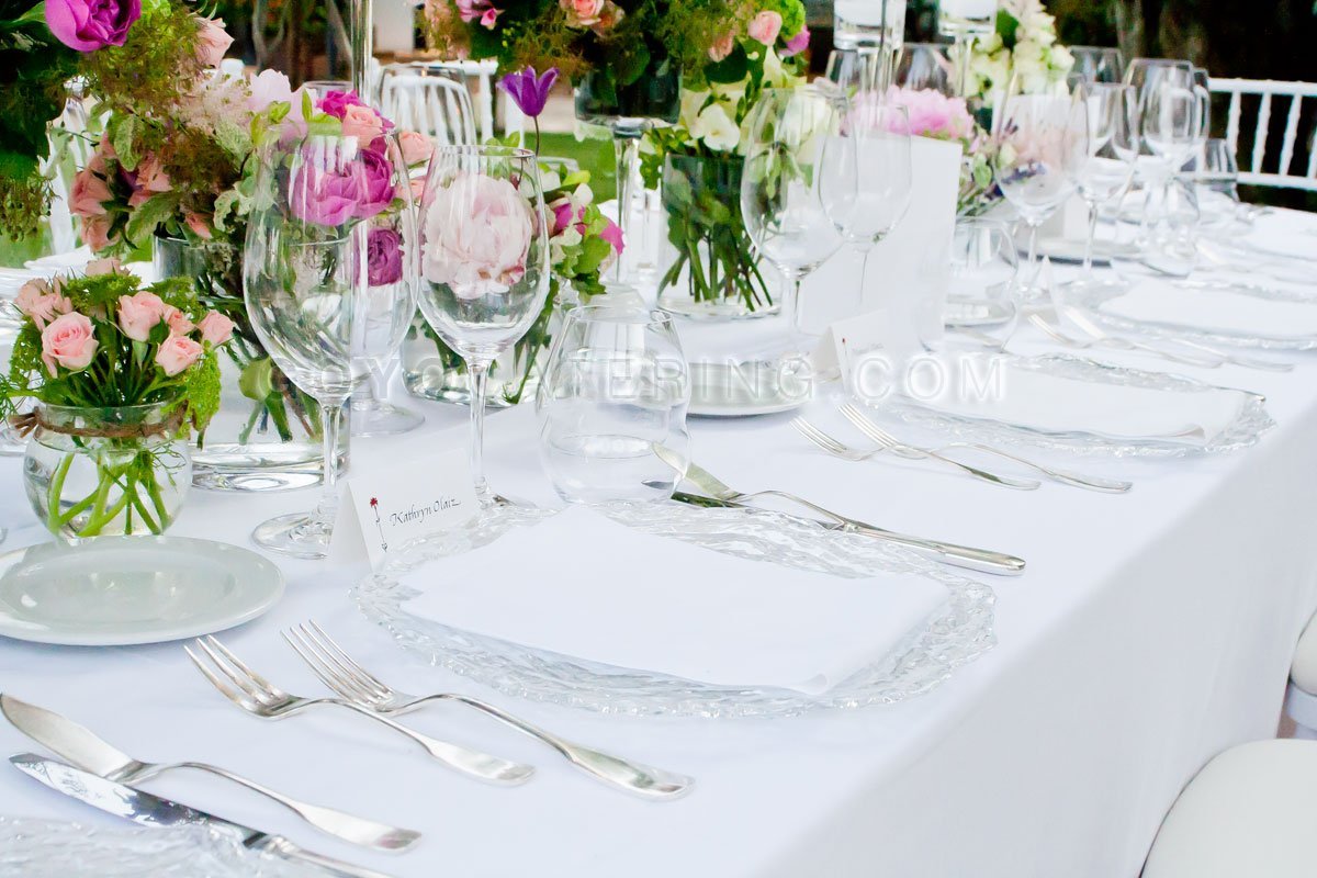 Crystal crockery. | Goyo Catering