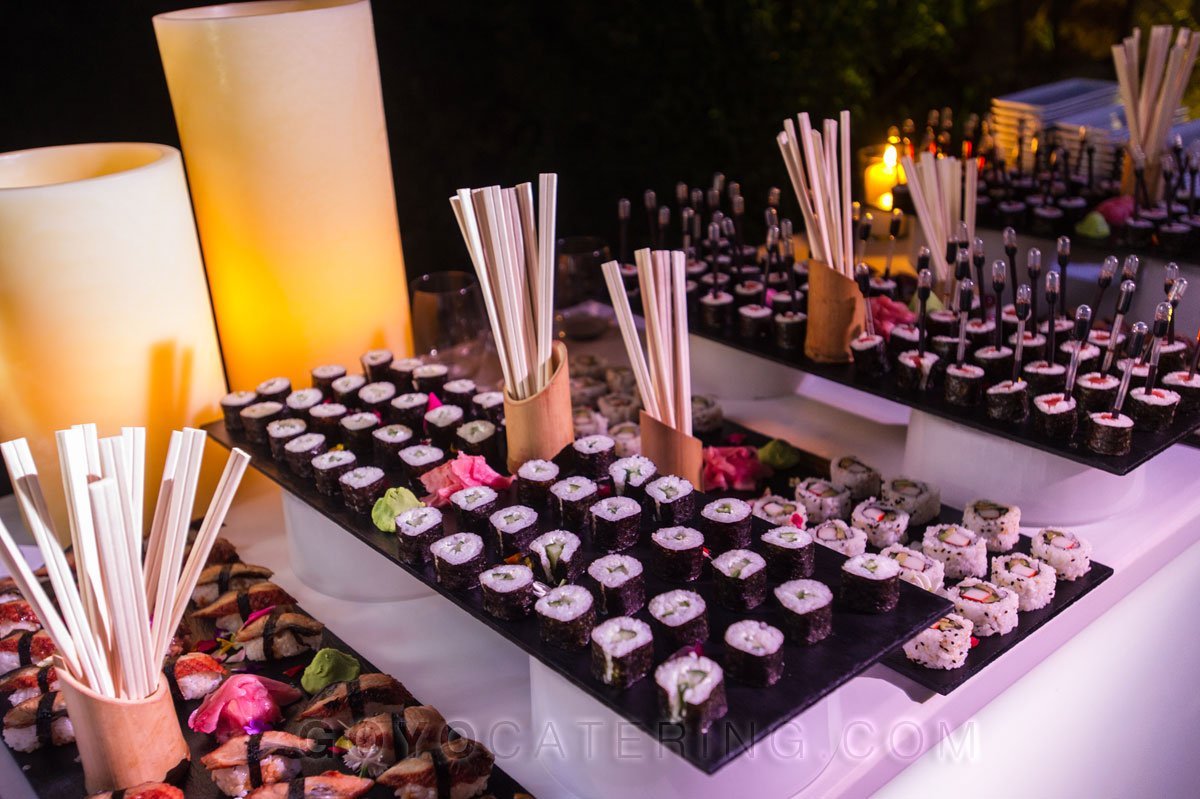 Montaje del buffet. | Goyo Catering