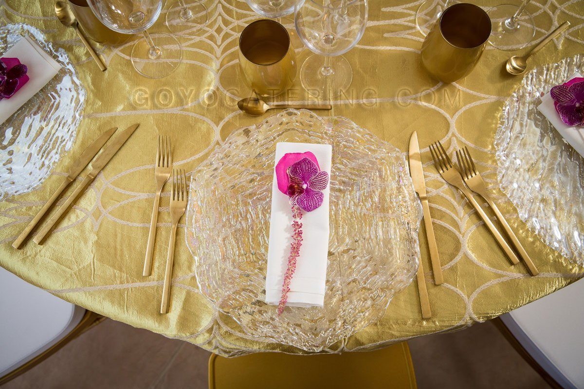 Decoration of the table. | Goyo Catering