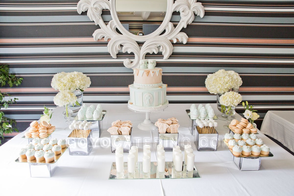 Buffet of desserts set up. | Goyo Catering