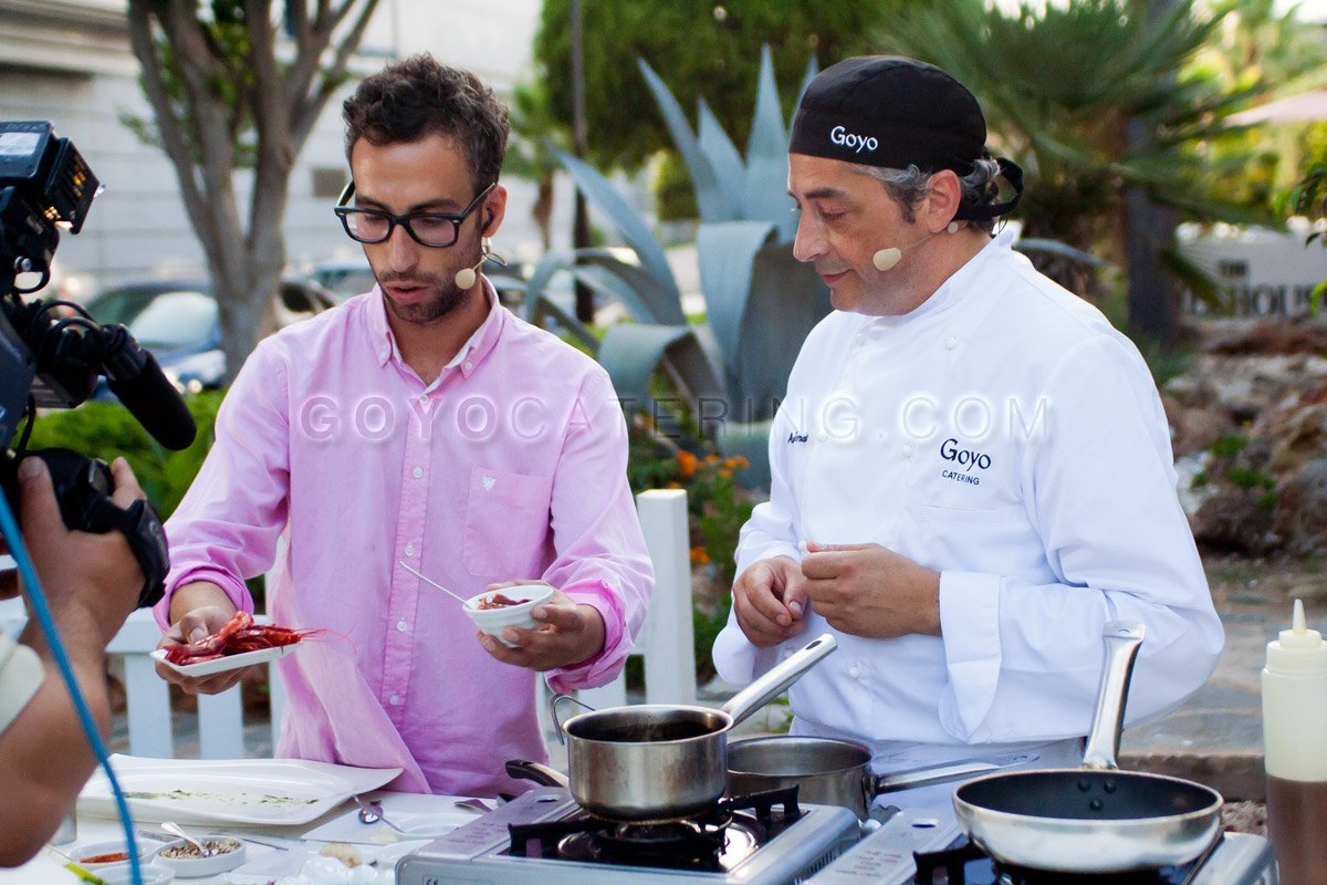 Show Cooking by Goyo Catering for “España Directo”